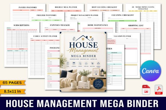 Download House Management Mega Binder - House Collection