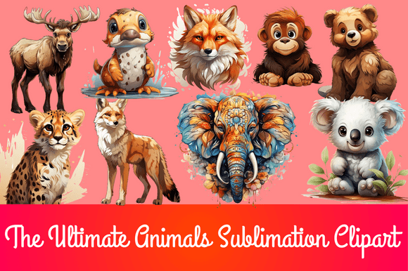 Download The Ultimate Animals Sublimation Clipart - Premium Resources