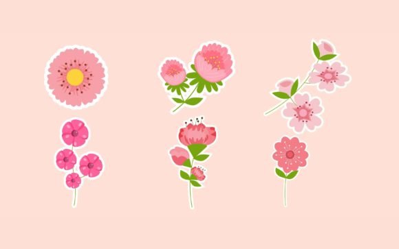Download Journal Templates Peach Blossom Sticker - Journal template Collection
