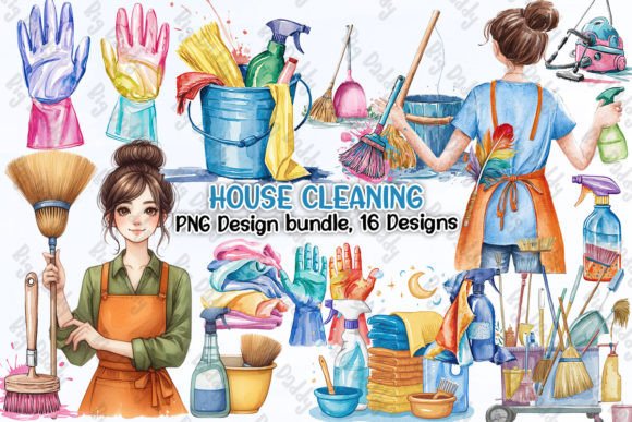 Download House Cleaning Clipart PNG - House Collection