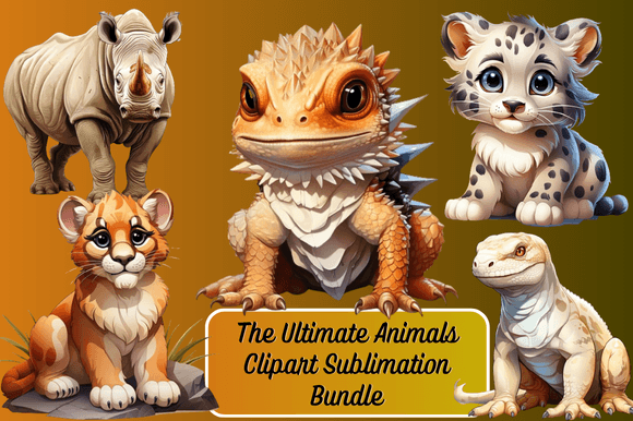 Download The Ultimate Animals Clipart Sublimation - Premium Bundle